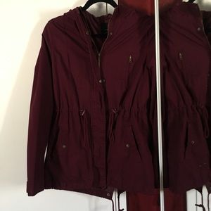 BURGUNDY JACKET!